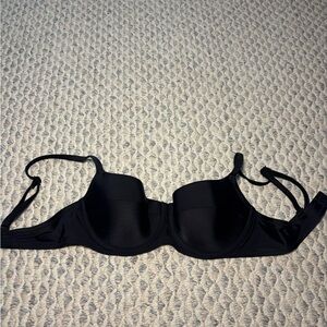 Black Underwire push up bathing suit top 36B